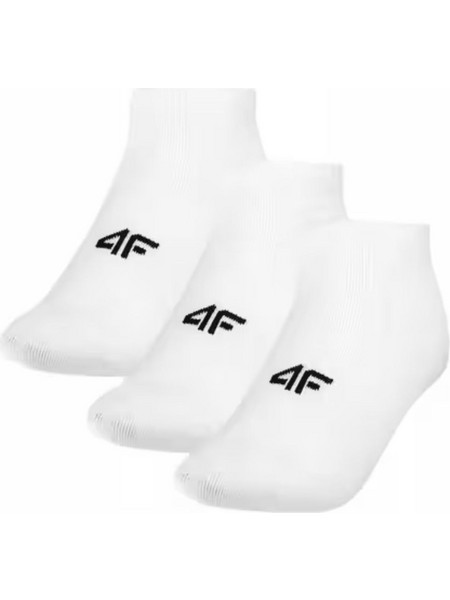 4F Παιδικές Unisex Κάλτσες 3pack 4FWMM00USOCM498-20S Λευκό