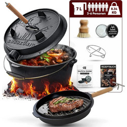 Lumarko Gusskonig Enameled Dutch Oven Set 7l Without Feet GK-4