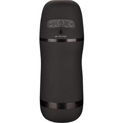 CalExotics Optimum Power Pulsar Vibrating Stroker Pocket Sleeve Αυνανιστήρι με Δόνηση Black