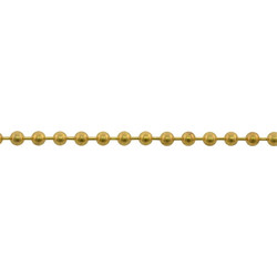 Αλυσίδα Μπίλιας Μπρούτζινη Γυαλιστερή Φ3.2mm 1m