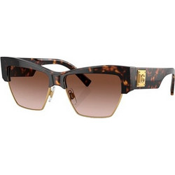 Dolce & Gabbana DG4415 502/13 Γυναικεία Γυαλιά Ηλίου Τετράγωνα Κοκάλινα Ταρταρούγα με Καφέ Degradee Φακό