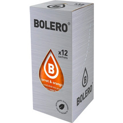 Bolero Carrot & Orange (Καρότο & Πορτοκάλι) Χυμός χωρίς Ζάχαρη σε Σκόνη 9gr x 12 Τεμάχια