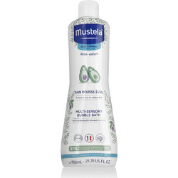 Mustela Multi-Sensory Bubble Βρεφικό Αφρόλουτρο Αβοκάντο 750ml