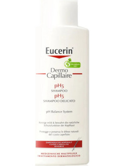 Eucerin Dermo Capillaire pH5 Σαμπουάν για Επανόρθωση για Ταλαιπωρημένα Μαλλιά 250ml