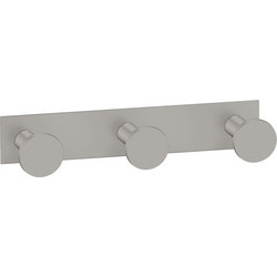 Sanco Bath Robe Hook & Door Stop Τριπλό Άγκιστρο Γκρι τσιμέντου ματ 00683-M104