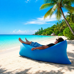 Φουσκωτό Στρώμα-Ξαπλώστρα Summer Relax Blue 190x63cm General Trade 220067 - GeneralTrade