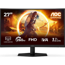 AOC C27G42ZE VA HDR Curved Gaming Monitor 27" 1920x1080 FHD 260Hz 1ms