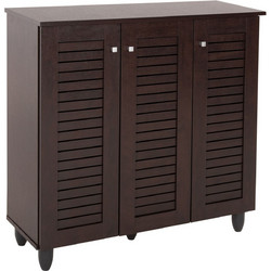 HomeMarkt Παπουτσοθήκη Ξύλινη Καφέ Μ87xΠ32xΥ88cm HM9609.01