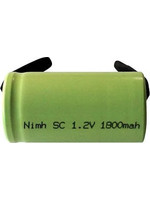 Μπαταρία Ni-MH 1.2V 1800mAh Επαναφορτιζόμενη με λαμάκι