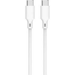 Well CABLE-USBC/USBC-1WE06-WL USB-C to USB-C 60W 1m White