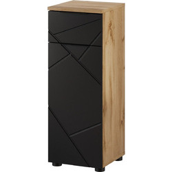 PoliHome Mazi Ντουλάπι Μπάνιου Δαπέδου MDF Black 162824069