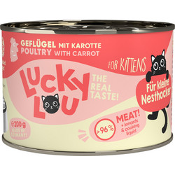 Lucky Lou LifeStage Kitten with Poultry & Carrot 200gr