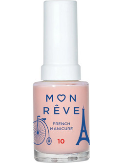Mon Reve French Manicure Sheer 10 Powder Βερνίκι Νυχιών Μακράς Διαρκείας 13ml