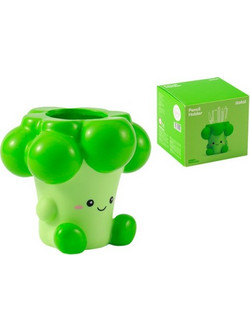 I-Total Pencil Holder ''Benny Broccoli'' Πλαστική Μολυβοθήκη Πράσινη XL3013D