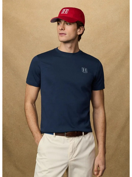 HACKETT T-SHIRT ΜΠΛΕ ΗΜ5000077/584 ΜΠΛΕ