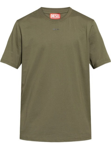 DIESEL | T-SHIRT MICRO METAL LOGO | ΛΑΔΙ