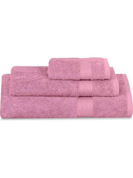Πετσέτα UTOPIA NUDE PINK MADI Σετ πετσέτες 3 τεμαχίων (30 x 50 + 50 x 90 + 80 x 150 εκ.)