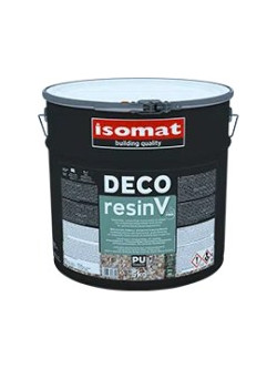 Isomat Deco Resin-V Θιξοτροπική, διάφανη, αλειφατική πολυουρεθανική ρητίνη ενός συστατικού χωρίς διαλύτες 1kg
