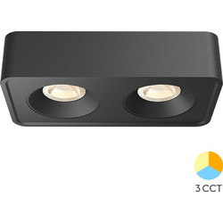 Braytron LED Spotlight 20W 3CCT Μαύρο IP20 - Σποτ LED Κατευθυνόμενο 3-σε-1