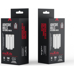 Maxlife - Maxlife Adhesive Roll Set for Thermal Printer - Αυτοκόλλητα Ρολά για θερμικό εκτυπωτή