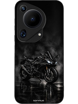 Sonique Men's Edition Back Cover με Σχέδιο «Ultra Black Ride» (Huawei Pura 70)