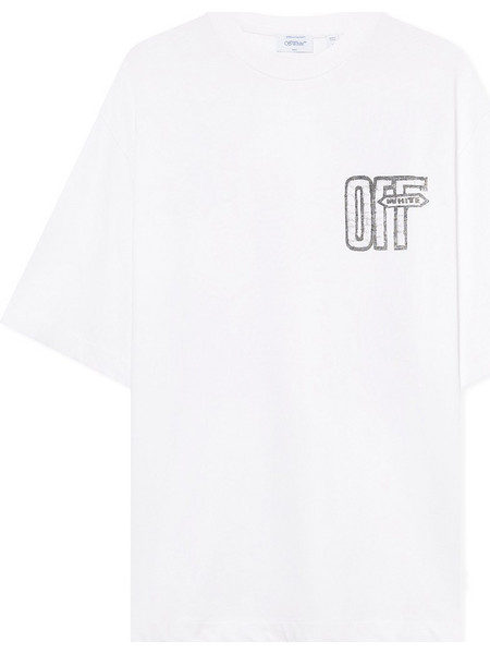 T-Shirt Motion Arrow Skate 44MAA120F26J00Y100 100 white