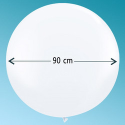 Μπαλόνι latex R36" decor Λευκό