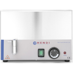 HENDI Kitchen Line 238912 Επιτραπέζιο Ηλεκτρικό Μπεν Μαρί με Βρυσάκι Στραγγίσματος, για 1 GΝ1/1 (Hendi) (238912)