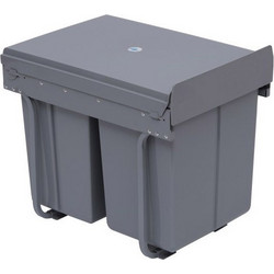 Homcom 851-002 Τριπλός Κάδος Ανακύκλωσης 48x34.2x41.8cm