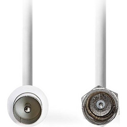Nedis 233-2461 Καλώδιο Ομοαξονικό IEC - IEC 1.5m CSGL41800WT15 1τμχ