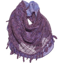 Biston fashion Λεπτο, σαν κασκωλ, με διχτυ. 29-501-004 MAUVE