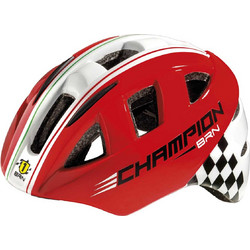 BRN Champion Παιδικό Κράνος Ποδηλάτου Inmold 50-52cm Κόκκινο CAS49S