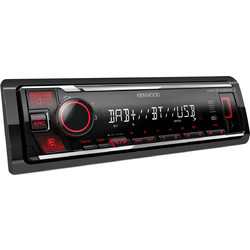Kenwood KMM BT408DAB Ηχοσύστημα Αυτοκινήτου με Οθόνη USB & Bluetooth