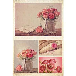 Χαρτί decoupage Flowers 32x48εκ