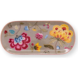 PIP STUDIO - ΠΟΡΣΕΛΑΝΙΝΟΣ ΔΙΣΚΟΣ BLOOMING TALES KHAKI 33cm