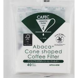 Χάρτινα Φίλτρα Pour Over Καφέ Cafec 2-4 Cups APC4-40W