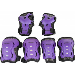 Byox Παιδικό Σετ Προστατευτικών για Rollers Μωβ_3800146229337
