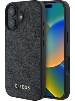 Guess 4G Classic Θήκη Προστασίας για Apple iPhone 16 Plus - Μαύρο