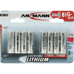 Ansmann Extreme Lithium AA 8τμχ