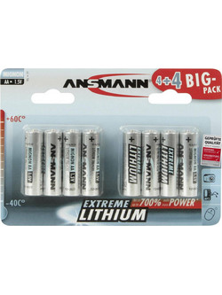 Ansmann Extreme Lithium AA 8τμχ