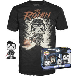 Funko Pop! Tee Star Wars The Ronin Figure & T-Shirt Set Special Edition