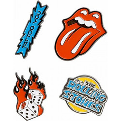 Σετ 4 Κονκάρδες THE ROLLING STONES