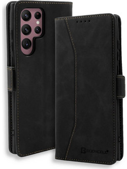 Bodycell Book Case Θήκη Πορτοφόλι Black (Samsung Galaxy S26 Ultra)