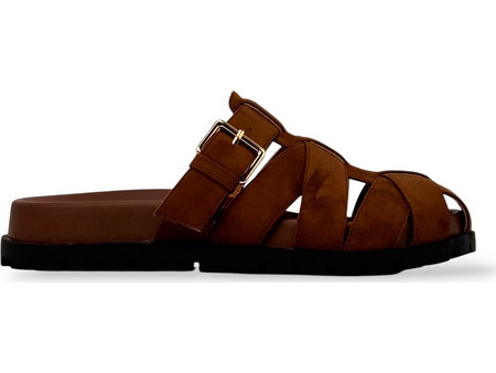 Gianna Kazakou - Marten - Καφέ Καστόρ Mules (AM7961.Y929T399.KS)