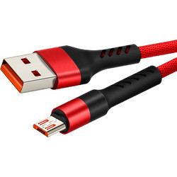 CABLETIME καλώδιο micro USB σε USB CT-C165-P05, 2.4A, 480Mbps, 1m, κόκκινο