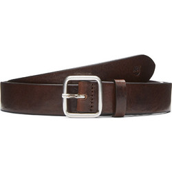 Timberland 30mm Braided Belt Ανδρική Ζώνη Πλεκτή Καφέ