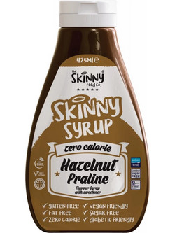 Zero Calorie Sugar Free Syrup Hazelnut Praline 425ml The Skinny Food Co