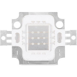 GloboStar 73772 Υψηλής Ισχύος LED COB BRIDGELUX 10W 500lm DC 10-12V - M2.9 x P2 x Y0.3cm - Μπλε