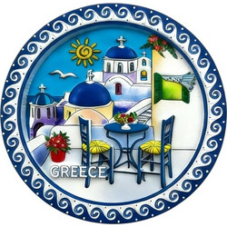 Τουριστικό μαγνητάκι Souvenir - Σετ 12pcs - Greece - 678534