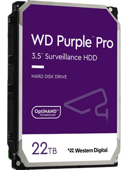 Western Digital Purple Pro 22TB HDD Σκληρός Δίσκος 3.5" Sata 3 7200rpm με 256MB Cache